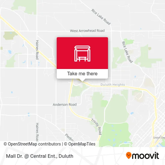Mapa de Mall Dr. @ Central Ent.