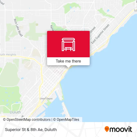 Mapa de Superior St & 8th Ae