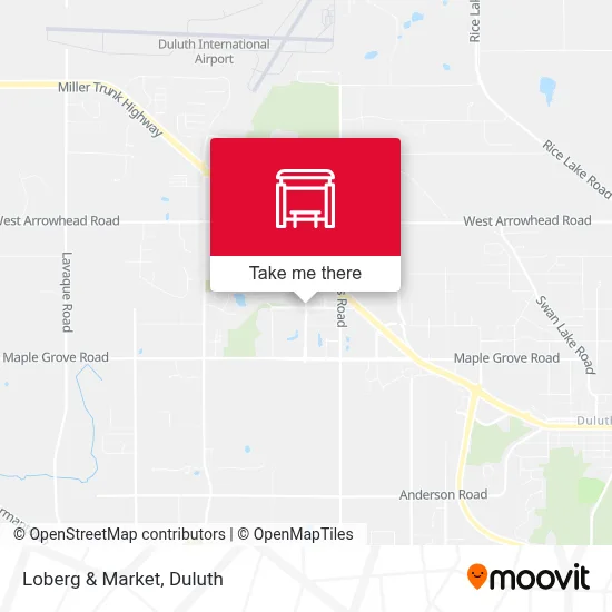 Loberg & Market map