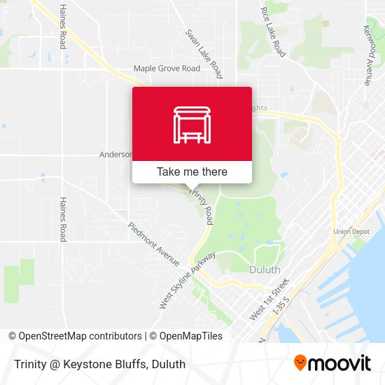 Trinity @ Keystone Bluffs map