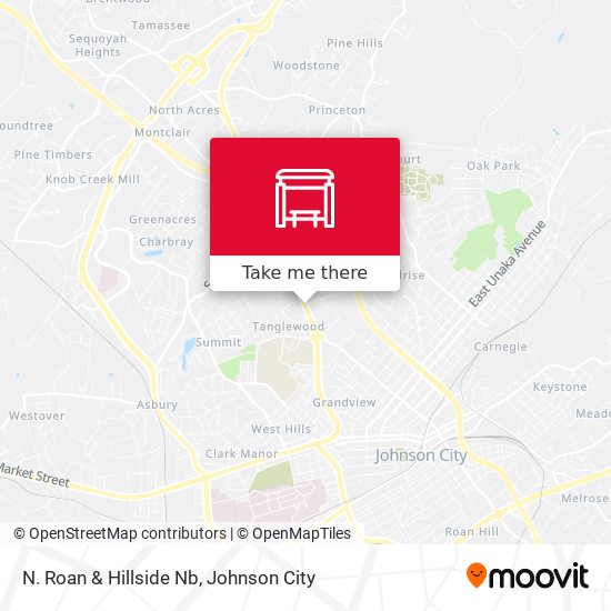N. Roan & Hillside Nb map