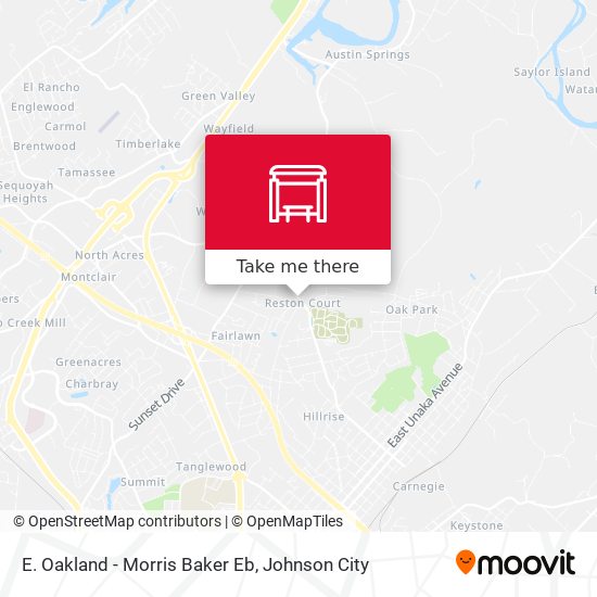 Mapa de E. Oakland - Morris Baker Eb