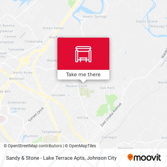 Sandy & Stone - Lake Terrace Apts map