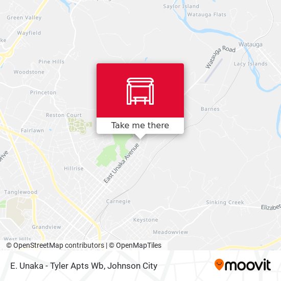 E. Unaka - Tyler Apts Wb map