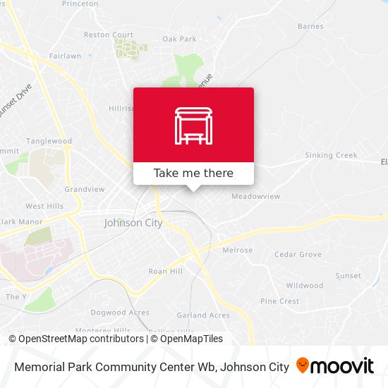 Mapa de Memorial Park Community Center Wb