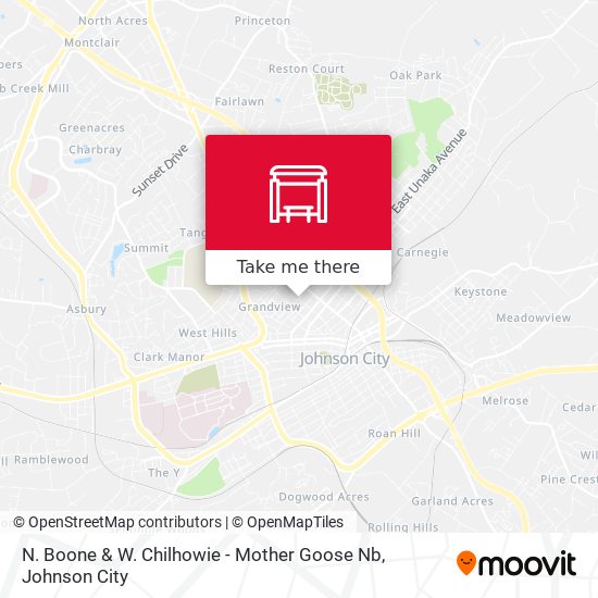N. Boone & W. Chilhowie - Mother Goose Nb map