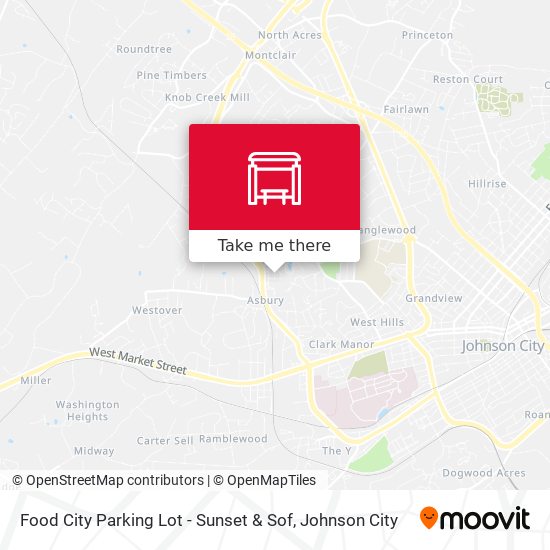 Mapa de Food City Parking Lot - Sunset & Sof