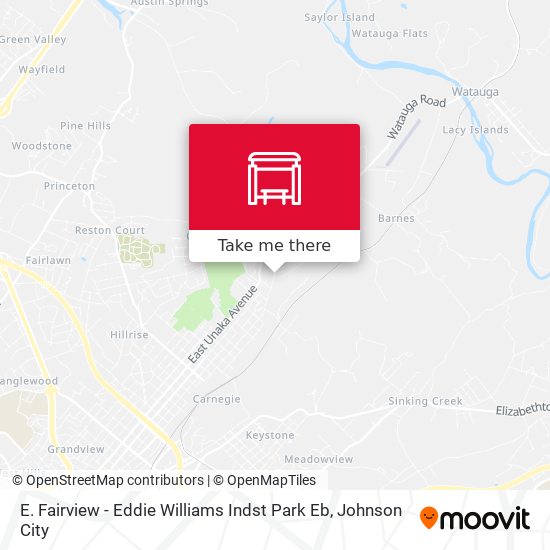 E. Fairview - Eddie Williams Indst Park Eb map