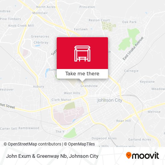 John Exum & Greenway Nb map