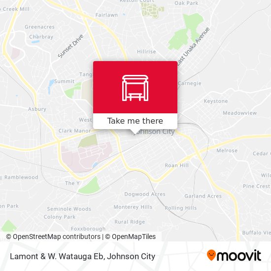 Mapa de Lamont & W. Watauga Eb
