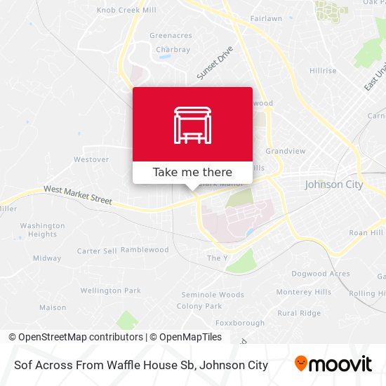 Sof Across From Waffle House Sb map
