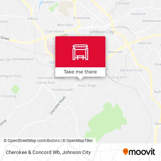 Cherokee & Concord Wb map