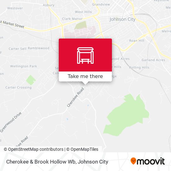 Mapa de Cherokee & Brook Hollow Wb