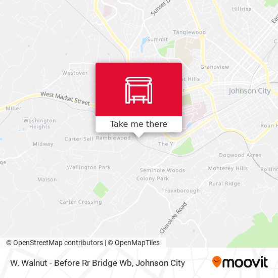 Mapa de W. Walnut - Before Rr Bridge Wb