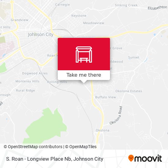 S. Roan - Longview Place Nb map