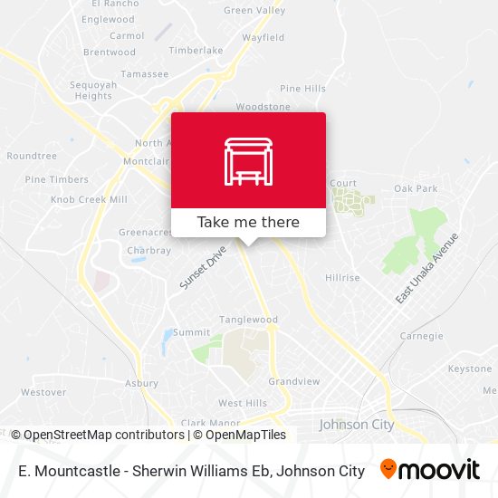 Mapa de E. Mountcastle - Sherwin Williams Eb