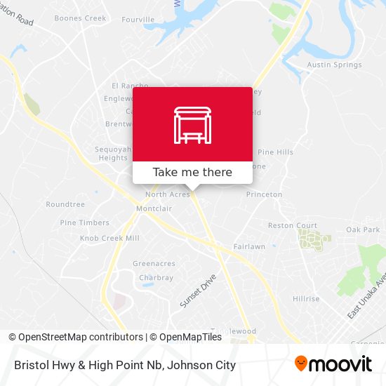 Mapa de Bristol Hwy & High Point Nb