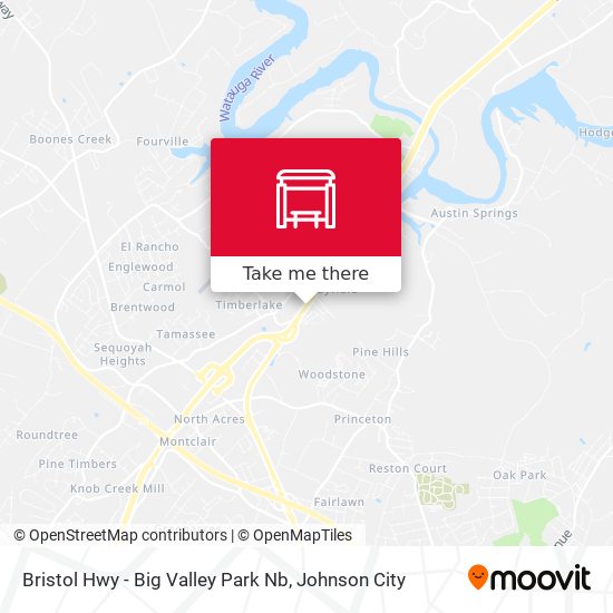 Bristol Hwy - Big Valley Park Nb map