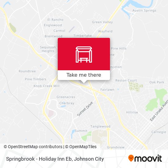 Springbrook - Holiday Inn Eb map