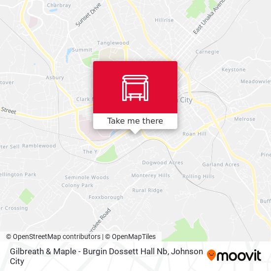 Gilbreath & Maple - Burgin Dossett Hall Nb map