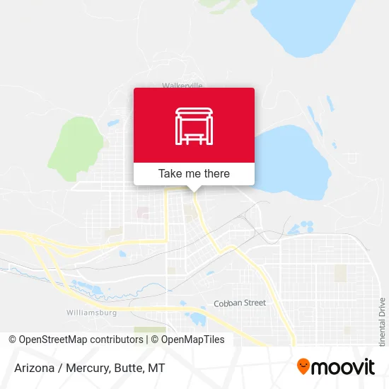 Arizona / Mercury map