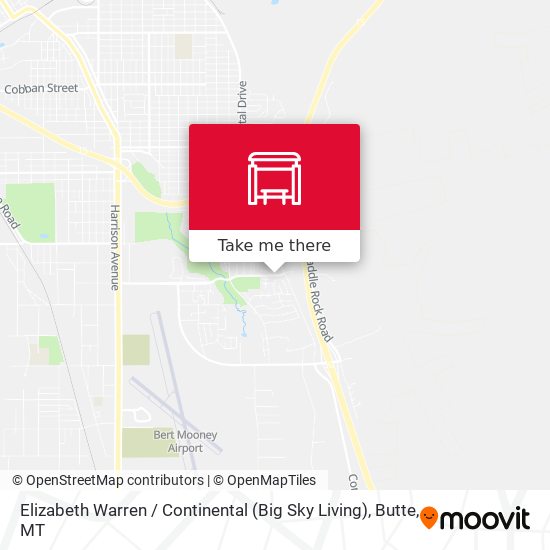 Elizabeth Warren / Continental (Big Sky Living) map
