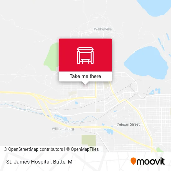 St. James Hospital map