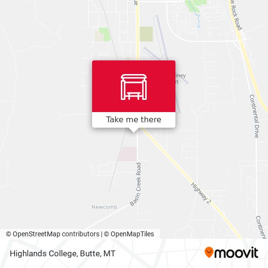 Highlands College map