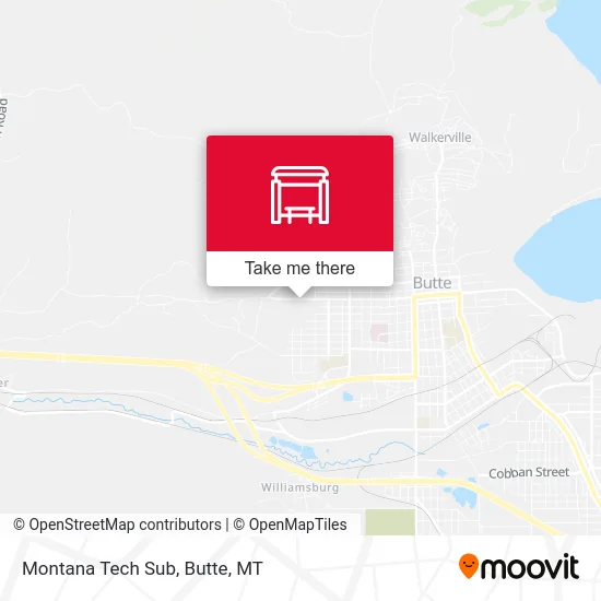 Montana Tech Sub map