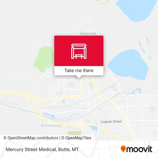 Mercury Street Medical map