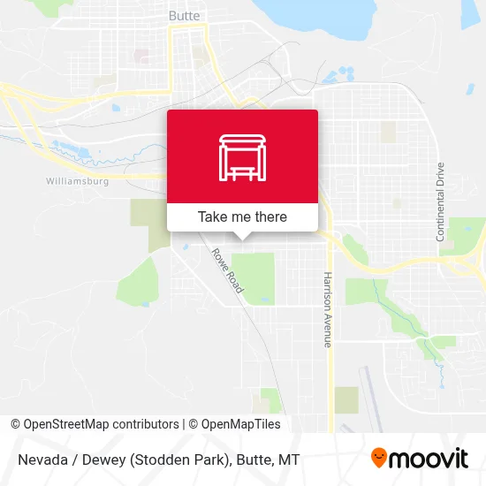 Nevada / Dewey (Stodden Park) map