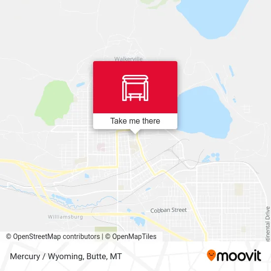 Mercury / Wyoming map