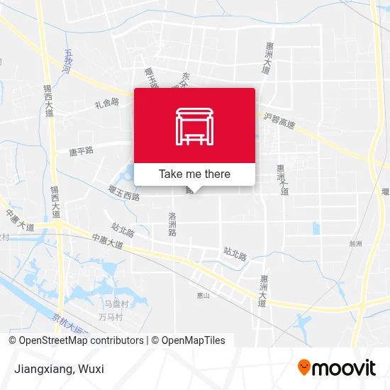 Jiangxiang map