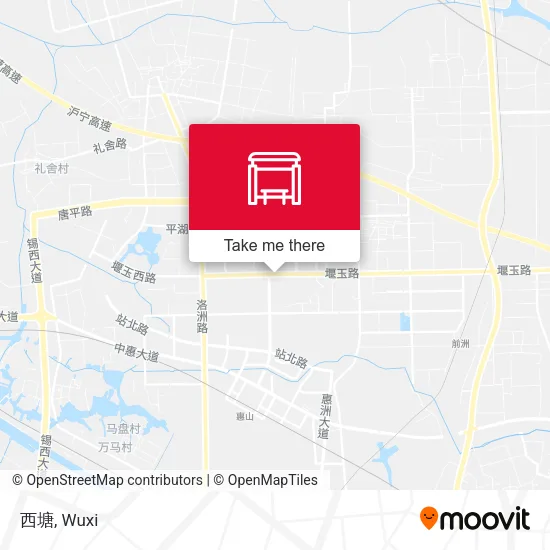 西塘 map