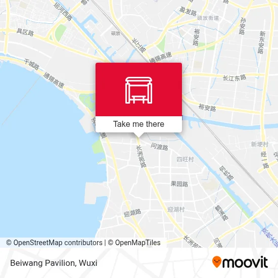 Beiwang Pavilion map