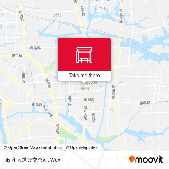 政和大道公交总站 map