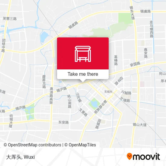 大厍头 map