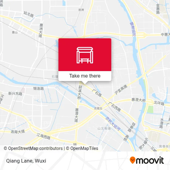 Qiang Lane map