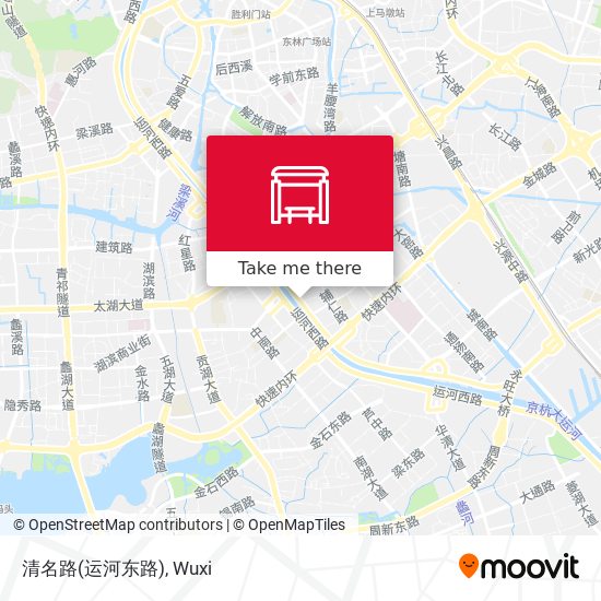 清名路(运河东路) map