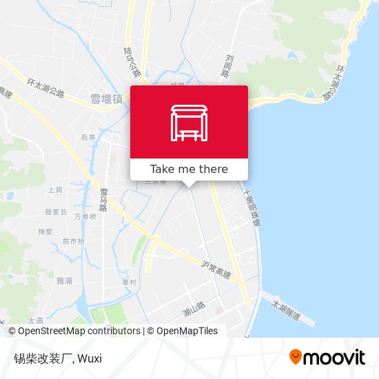 锡柴改装厂 map