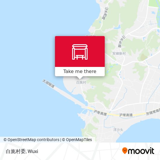 白旄村委 map