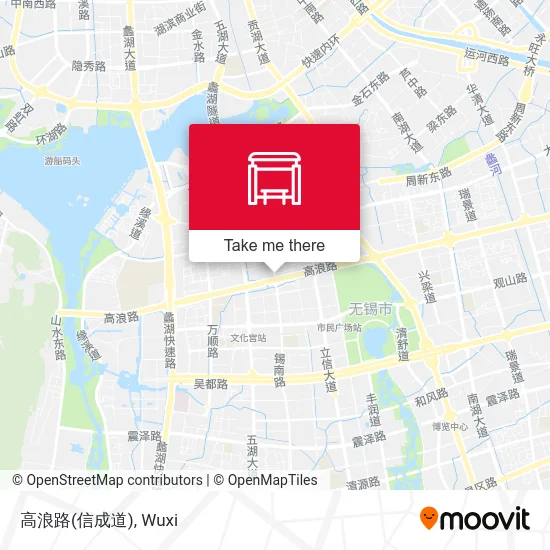 高浪路(信成道) map