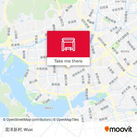 震泽新村 map