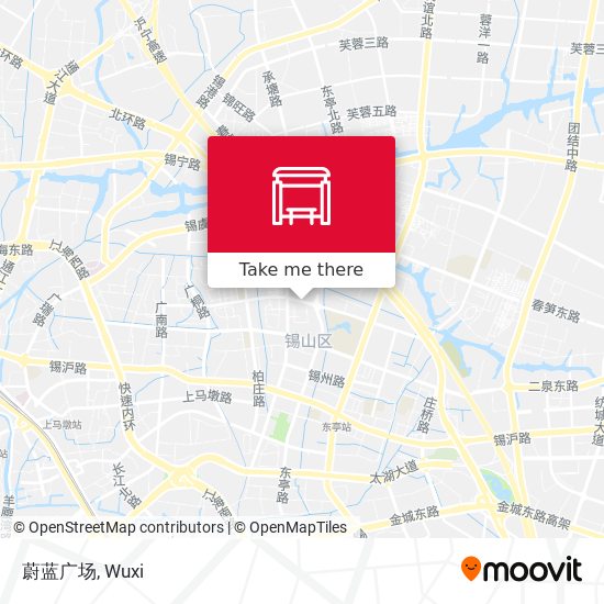 蔚蓝广场 map