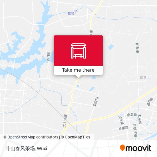 斗山春风茶场 map