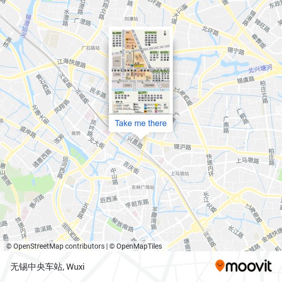 无锡中央车站 map