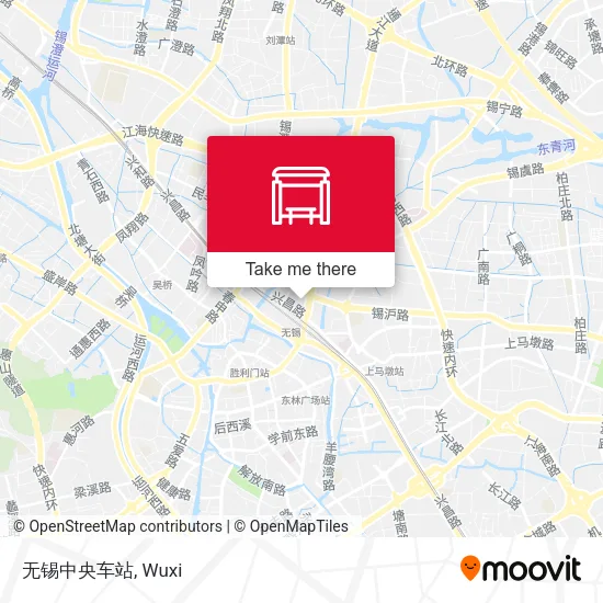 无锡中央车站 map