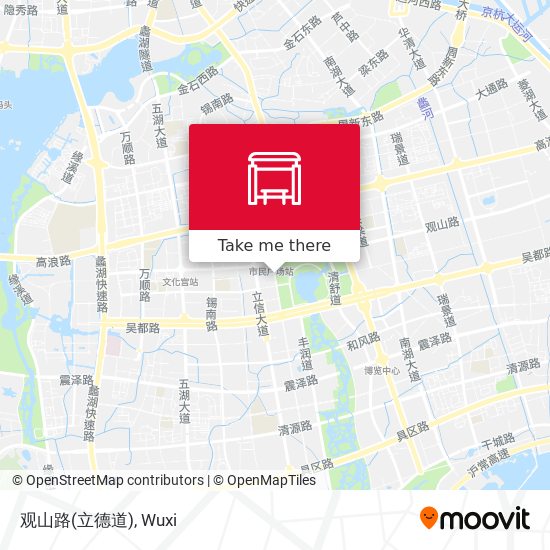 观山路(立德道) map