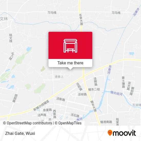 Zhai Gate map