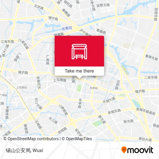 锡山公安局 map